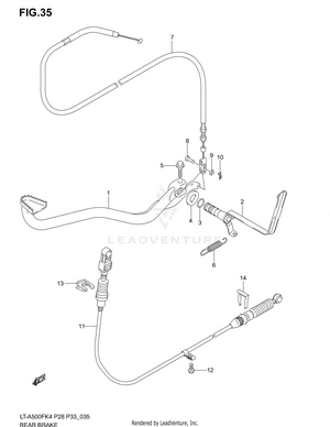 Rear Brake Schematic