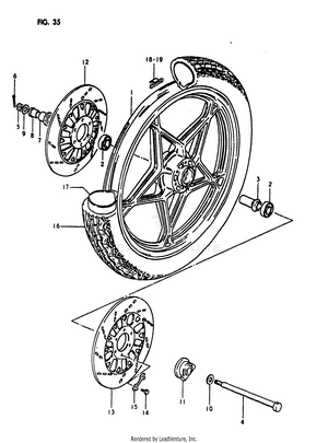 Front Wheel Schematic