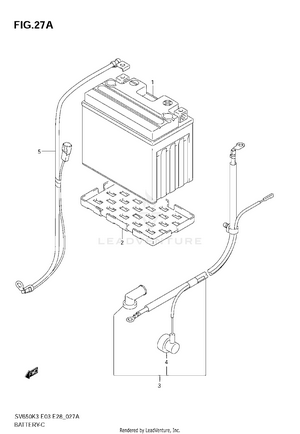 Battery (sv650a/sv650sa) Schematic