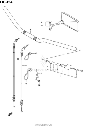 Handlebar (sv1000k3) Schematic