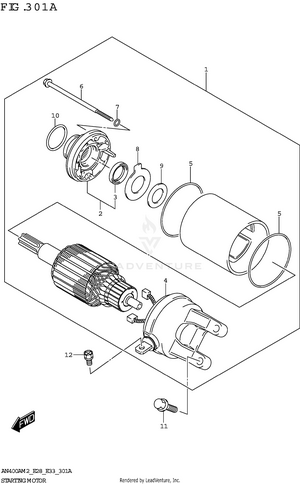 Starting Motor Schematic