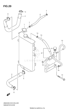 Radiator Hose Schematic