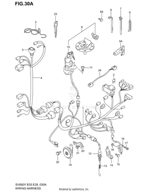 Wiring Harness (sv650sx/sy/sk1/sk2) Schematic