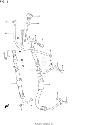 Oil Hose Schematic
