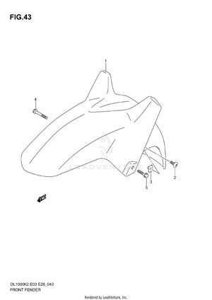 Front Fender Schematic