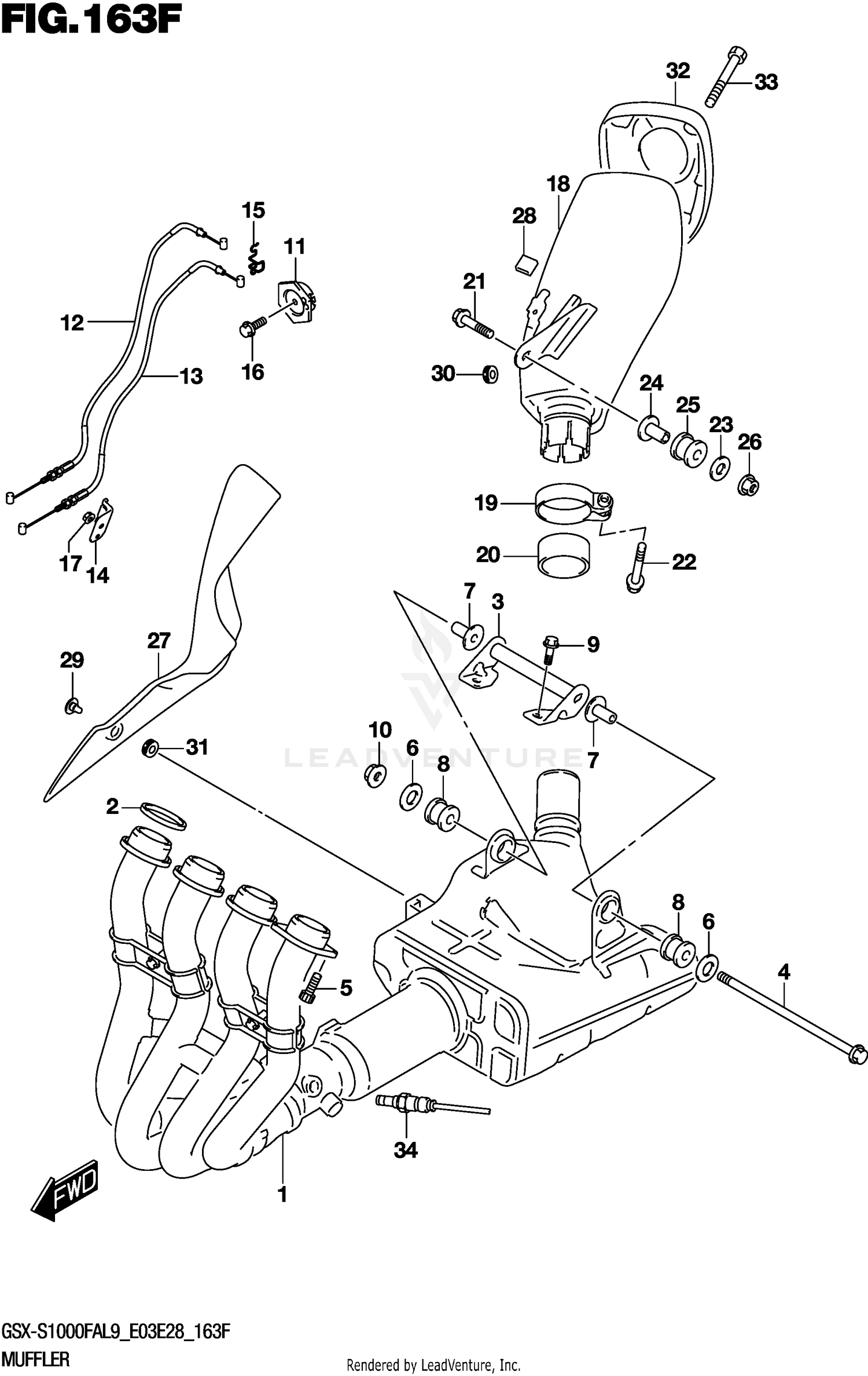 MUFFLER (GSX-S1000FYAL9 E33)