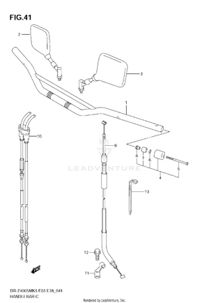 Handlebar (model K5/k6) Schematic