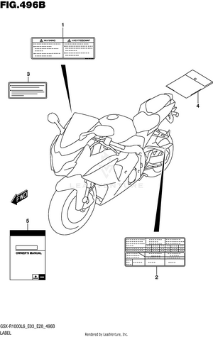 Label (gsx-r1000l6 E28) Schematic
