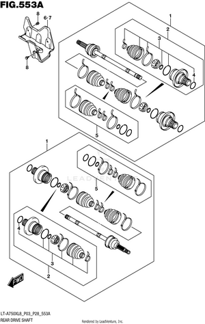 Rear Drive Shaft Schematic