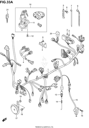 Wiring Harness (sv1000k3) Schematic
