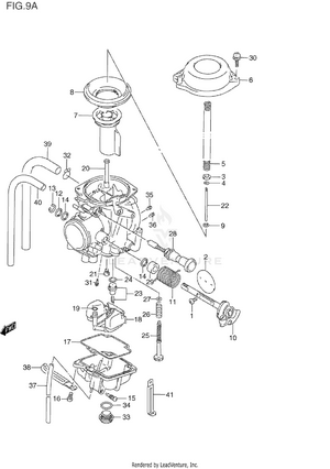 Carburetor (model N/p) Schematic