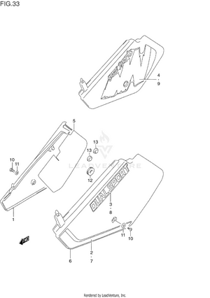 Frame Cover (model L/m) Schematic