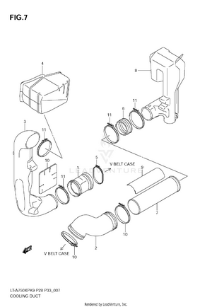 Cooling Duct Schematic