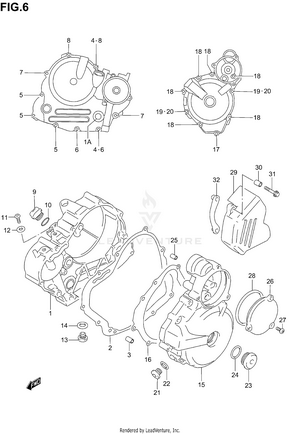 Crankcase Cover Schematic