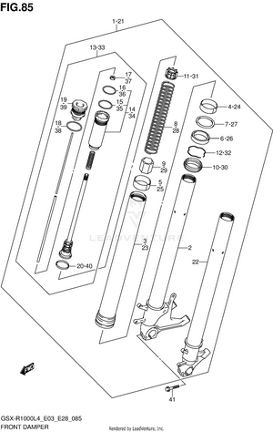 Front Damper Schematic