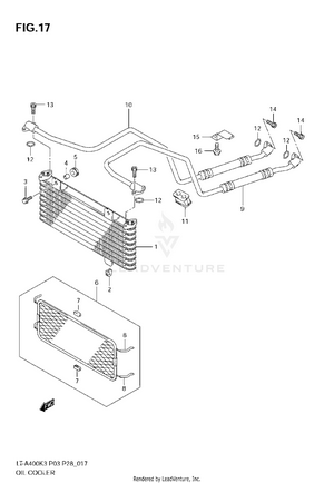 Oil Cooler Schematic
