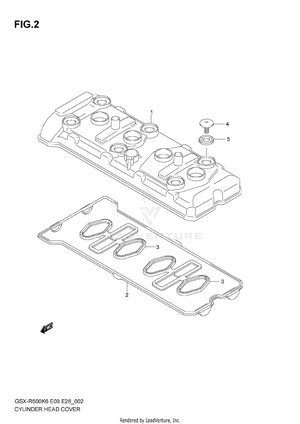 Cylinder Head Cover Schematic