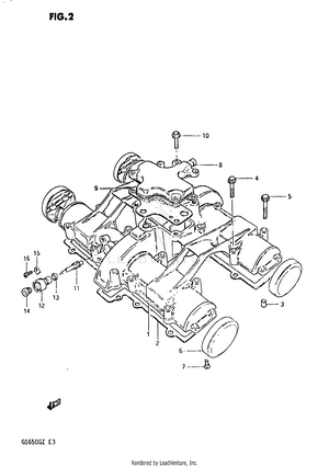 Cylinder Head Cover (f.no.103561-) Schematic