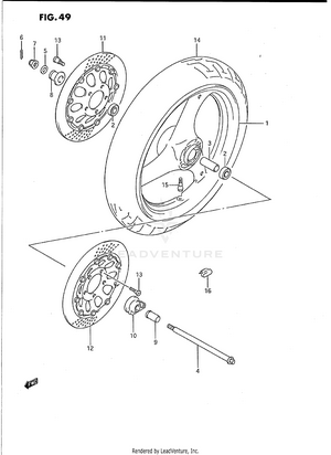 Front Wheel Schematic