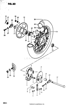 Rear Wheel Schematic