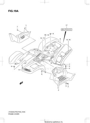 Frame Cover (model K3) Schematic