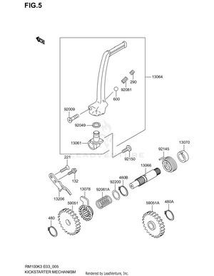 Kickstarter Mechanism Schematic