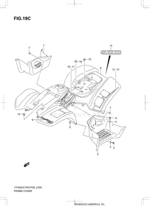 Frame Cover (model K5) Schematic