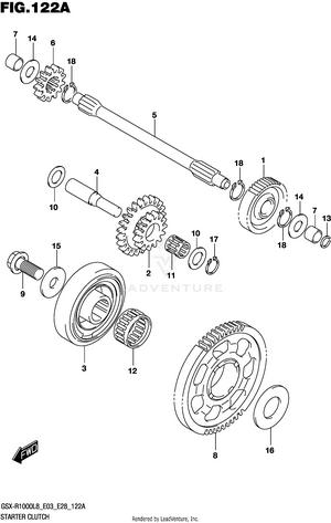 Starter Clutch Schematic