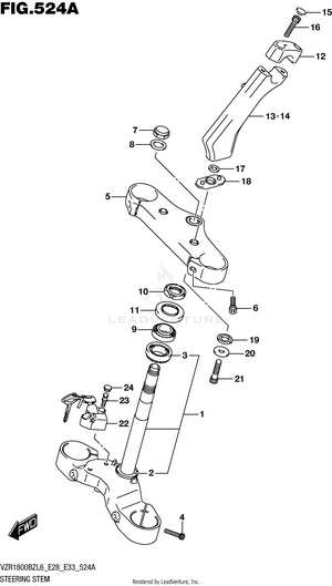 Steering Stem Schematic
