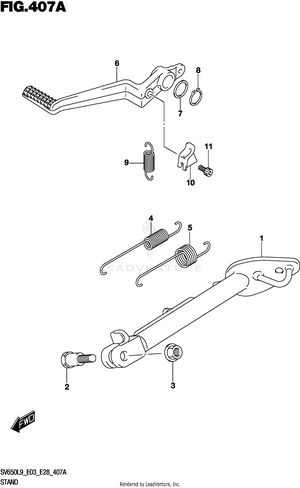 Stand (sv650l9 E03) Schematic