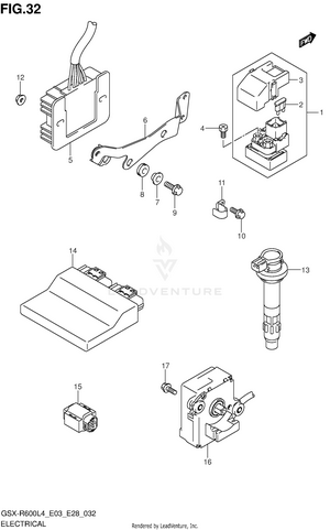 Electrical (gsx-r600l4 E03) Schematic