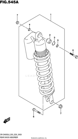 Rear Shock Absorber Schematic