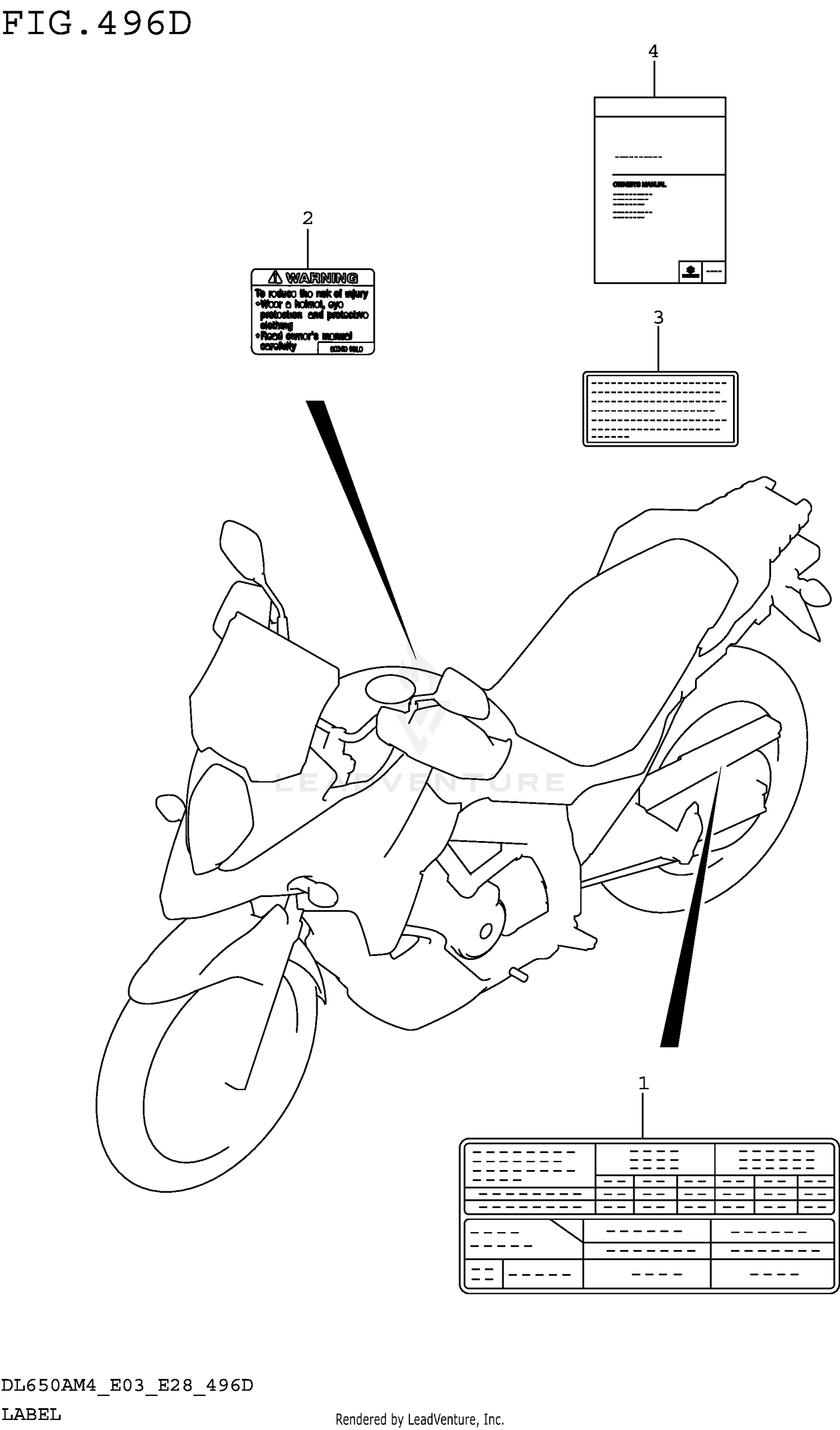 LABEL (DL650XAM4 E03)