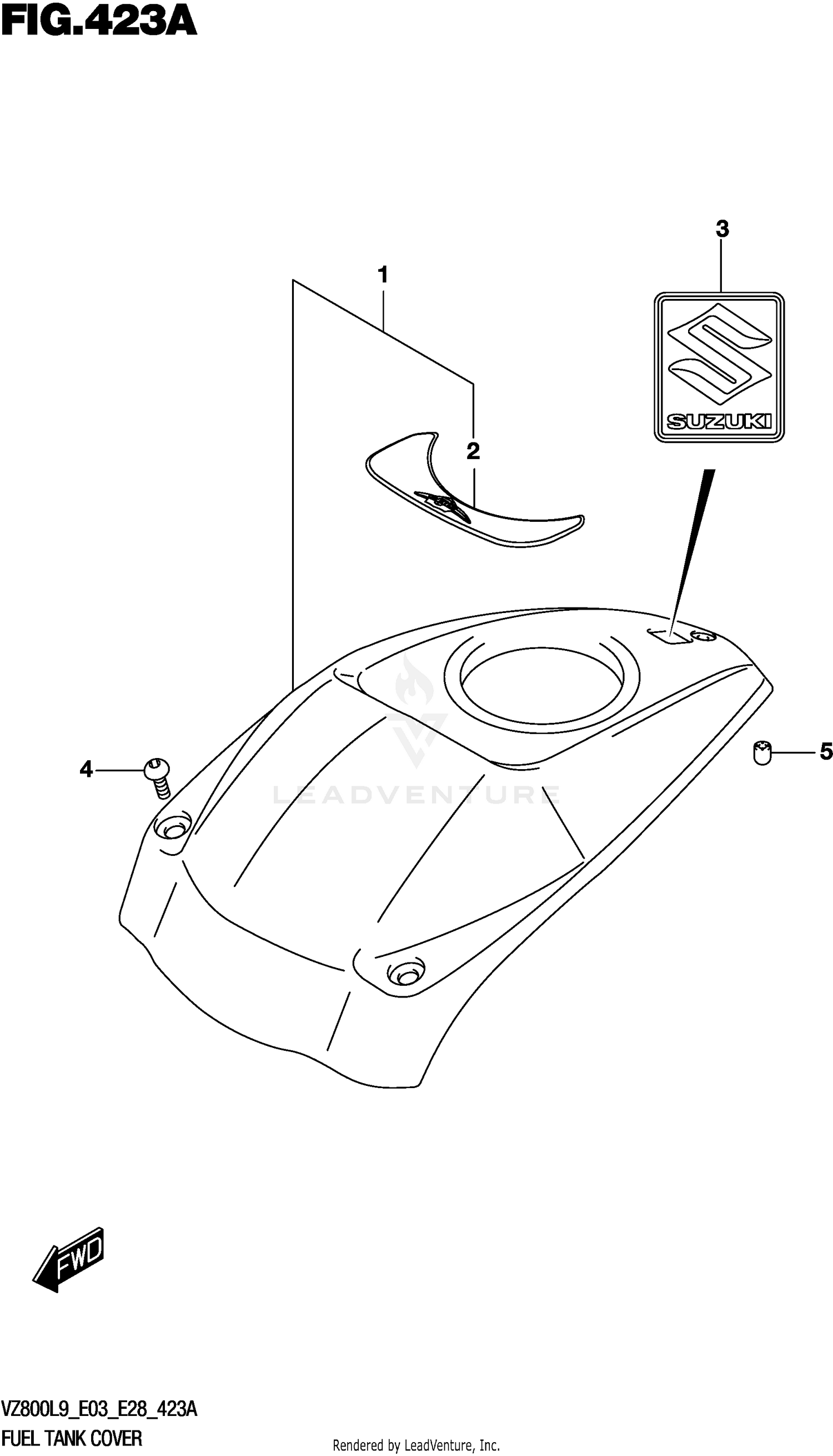 FUEL TANK COVER