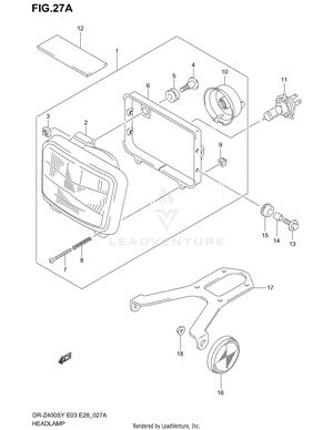 Headlamp (model K2/k3/k4) Schematic
