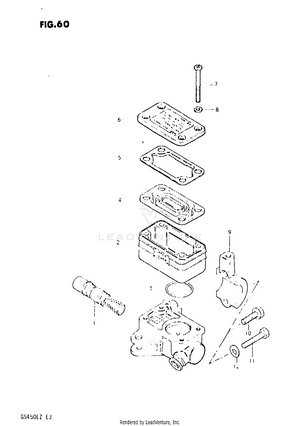 Front Master Cylinder Schematic