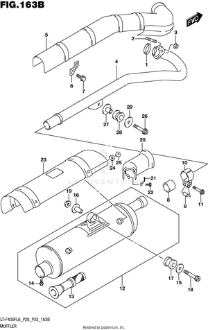Muffler (lt-f400fl6 P33) Schematic