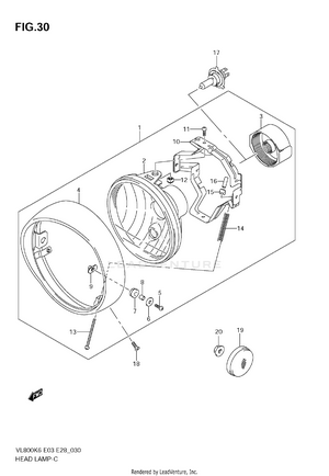Headlamp Assy Schematic