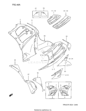 Under Cowling Body (rf900rzs) Schematic