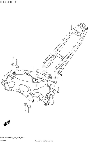 Frame (gsx-r1000a) Schematic