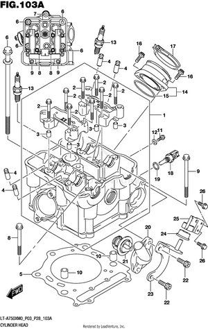Cylinder Head Schematic
