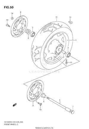 Front Wheel Schematic