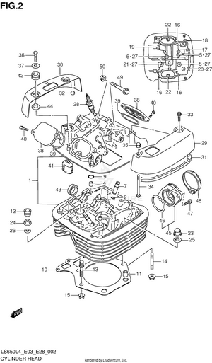Cylinder Head Schematic