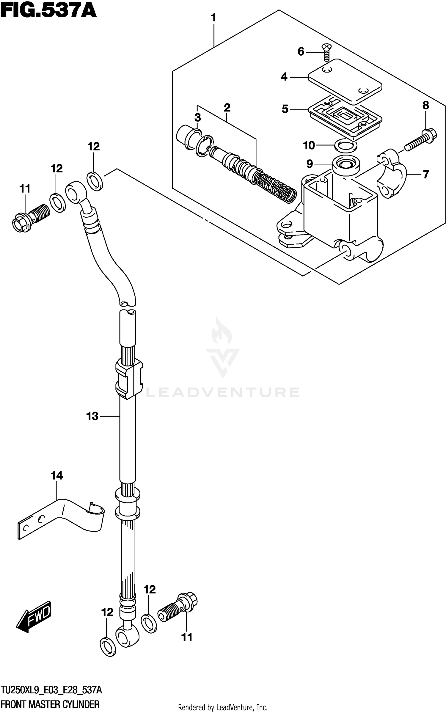 FRONT MASTER CYLINDER
