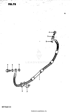 Rear Break Hose Schematic