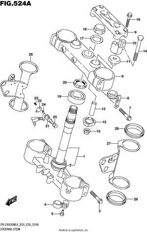 Steering Stem Schematic