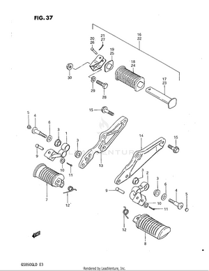 Footrest Schematic