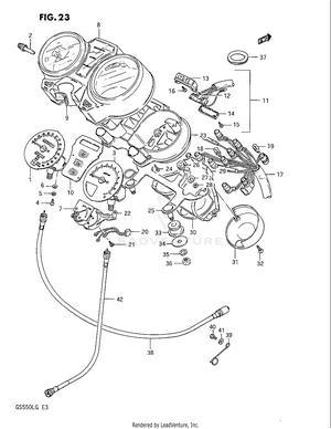 Speedometer - Tachometer Schematic