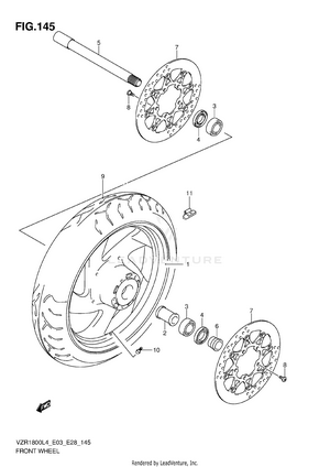 Front Wheel (vzr1800zl4 E03) Schematic