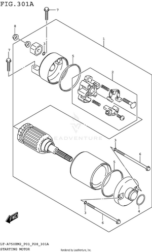 Starting Motor Schematic